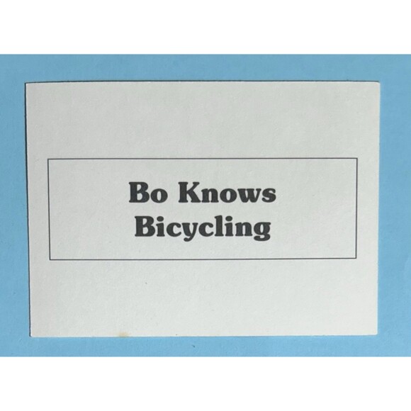 1991 Upper Deck , KC Royals Bo Jackson #545  + 1990 Broders Bo Knows Bicycling - Picture 3 of 4